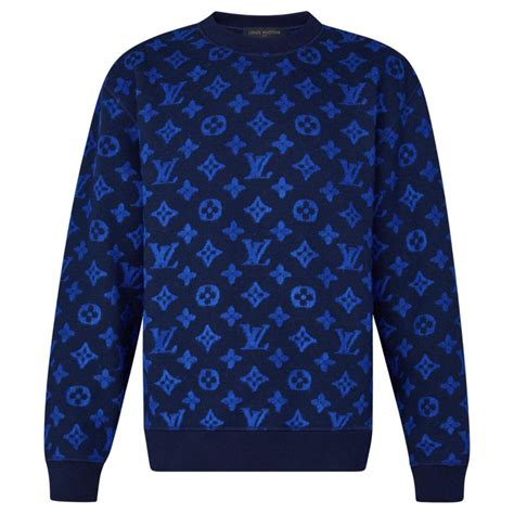 louis vuitton print sweater|louis vuitton sweater men's.